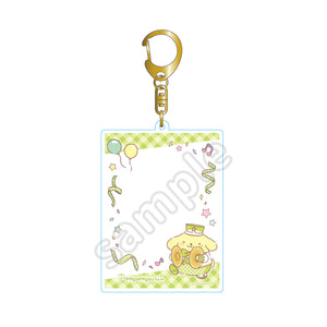 PomPomPurin Gingham Parade Acrylic Keychain