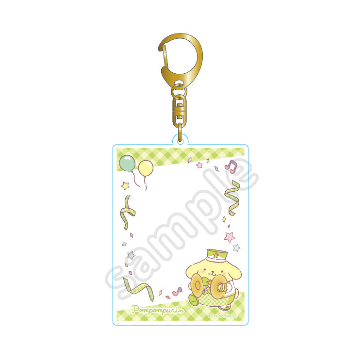 PomPomPurin Gingham Parade Acrylic Keychain