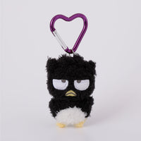 Badtz Maru Fuzzy Mascot Plush Carabiner
