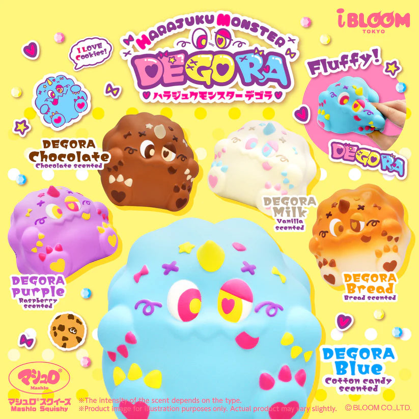 iBloom Harajuku Cookie Monster Degora Squishy