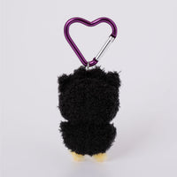 Badtz Maru Fuzzy Mascot Plush Carabiner
