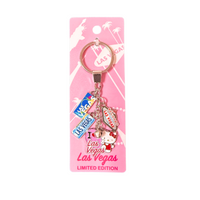 Hello Kitty Las Vegas Charm Keychain
