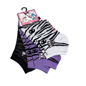 Kuromi Birthday Zebra Sock Set