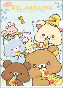 Rilakkuma "Let's All Be Full and Satisfied" Folder [Everyone's Full]