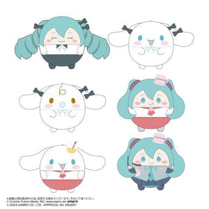 Hatsune Miku x Cinnamoroll Fuwakororin Plush Blind Box