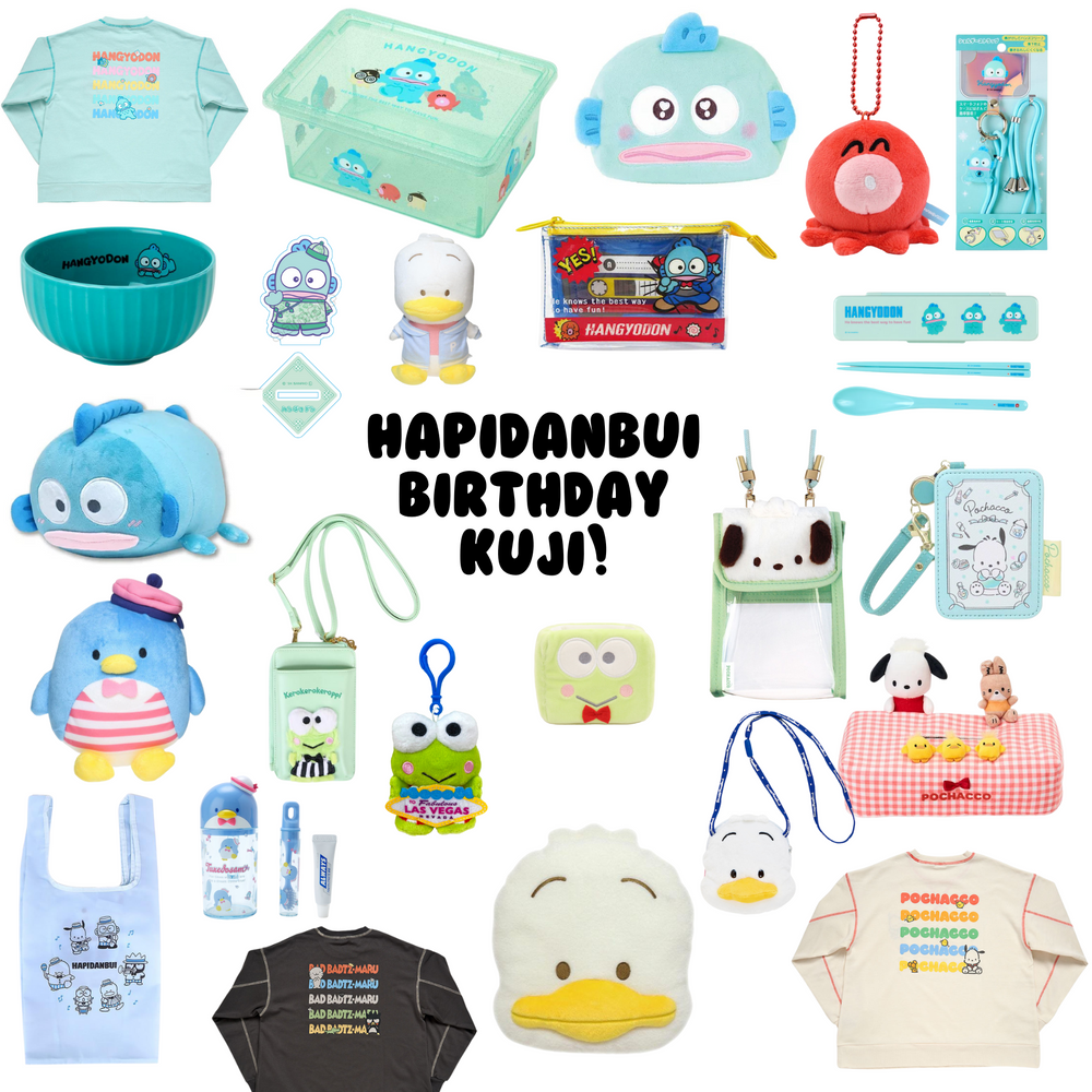 Hapidanbui Birthday Kuji Tickets!