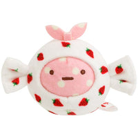 Sumikko Gurashi x Sakuma Strawberry Milk Candy Furushoki Tenori Plush [Store Limited]
