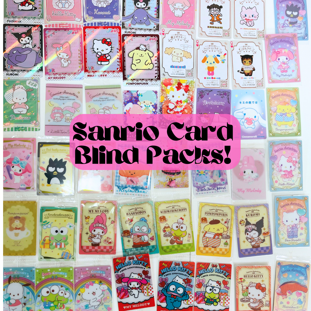 Sanrio Rare Collector Card Blind Packs