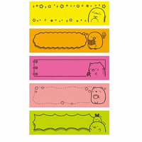 Sumikko Gurashi Flourescent Messages Sticky Notes