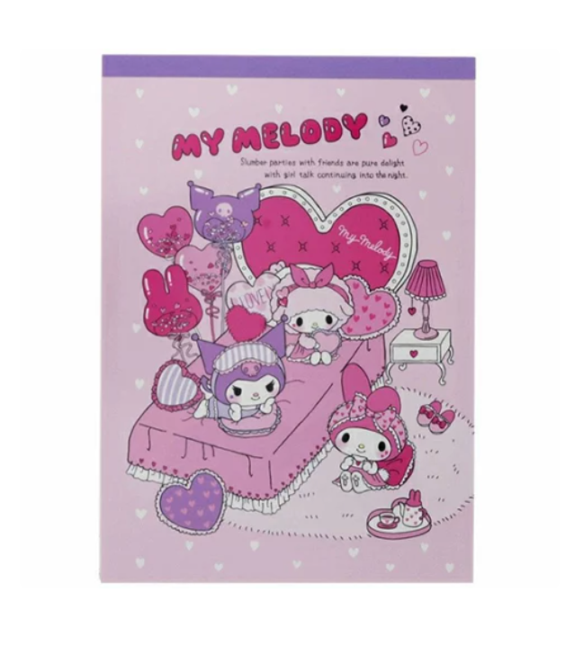 My Melody & Kuromi Slumber Party Enamel Pin Set