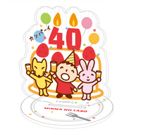 Minna No Tabo 40th Anniversary Acrylic Stand Clip
