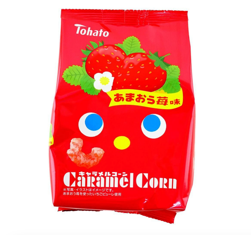 Tohato Caramel Corn Fantasy Strawberry Flavor