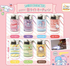 Sanrio Soda Can Light Keychain Gachapon