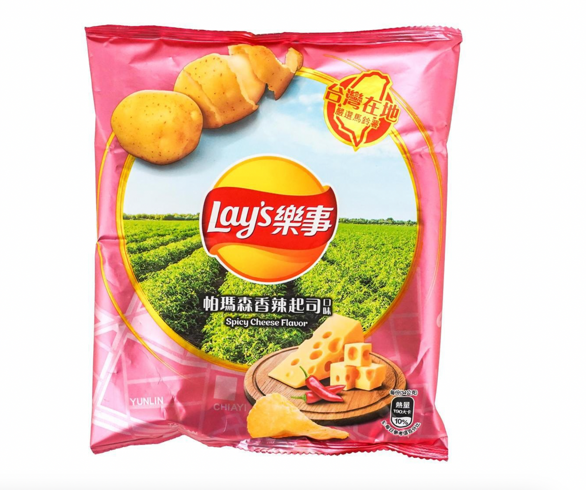 Lay's Parmesan Spicy Cheese Chips | Charms LOL