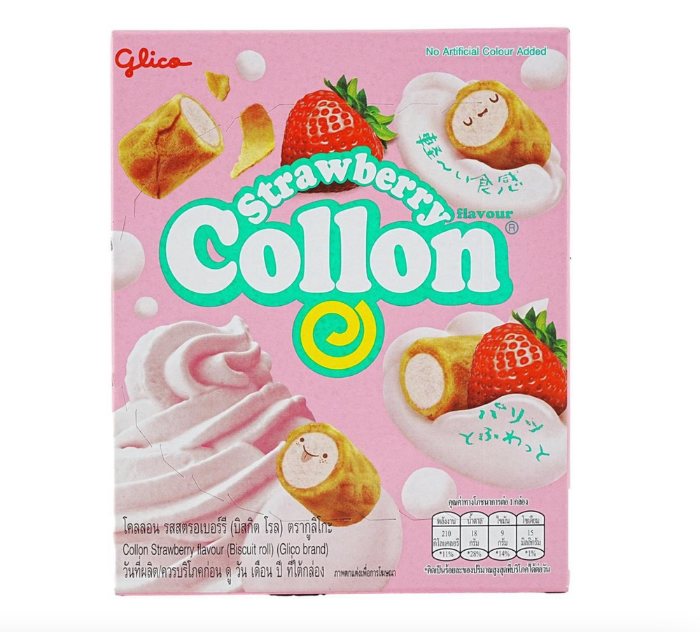 Collon Cream Biscuit Roll Strawberry Flavor