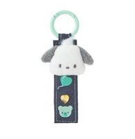 Pochacco Denim Patch Tag Keychain
