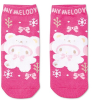 My Melody Snow Bear Socks