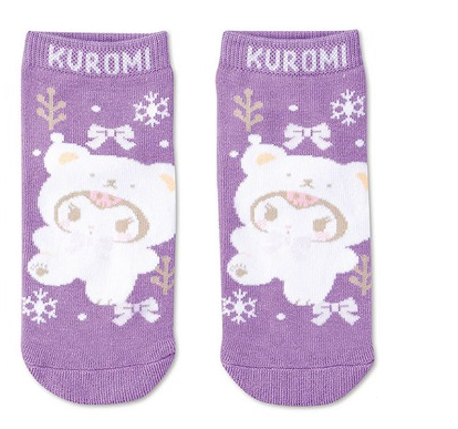 Kuromi Snow Bear Socks