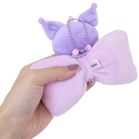 Kuromi Bow Plush Mascot