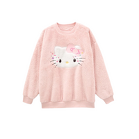 Hello Kitty Fluffy Pink Sweatshirt
