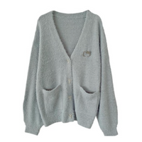 Hello Kitty Bows Cardigan [Blue Gray]