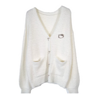 Hello Kitty Bows Cardigan [White]