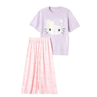 Hello Kitty 50th Anniversary Pajama Set [Purple]