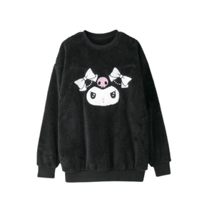 Kuromi Fluffy Sweatshirt ['o']