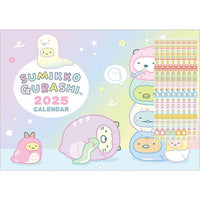 Sumikko Gurashi Horizontal A4 Wall Calendar 2025 [Snake]
