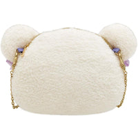 Korilakkuma "Cotton Candy Sky" Face Plush Crossbody Bag
