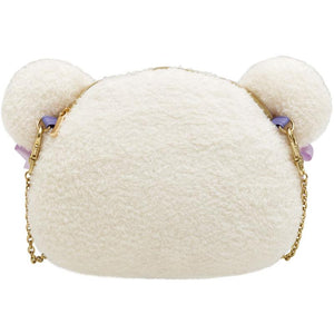 Korilakkuma "Cotton Candy Sky" Face Plush Crossbody Bag