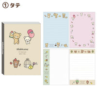 "Basic Rilakkuma Favorite Things" Large Memo Pad A