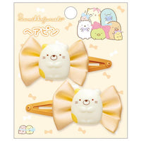 Sumikko Gurashi Neko Yellow Bow Hair Clips
