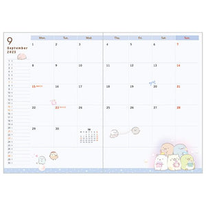 Sumikko Gurashi Monthly Planner B6 Year 2025 [Ribbon]