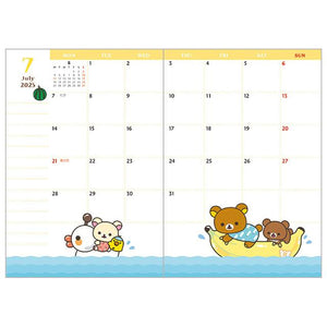 Rilakkuma Schedule Book Year 2025 [Morning]