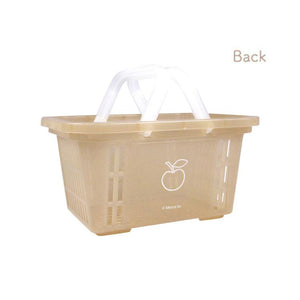 Boris Bear Plasic Mini Brown Storage Basket [Small]