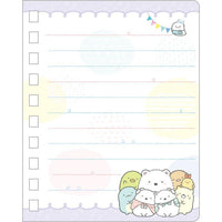 Sumikko Gurashi Shirokuma's Hometown Mini Notebook w/ Clear Pocket B
