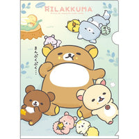 Rilakkuma "Let's All Be Full and Satisfied" Folder [Everyone's Sleeping]