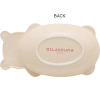 Rilakkuma "Let's All Be Full and Satisfied" Ceramic Plate [Korilakkuma]
