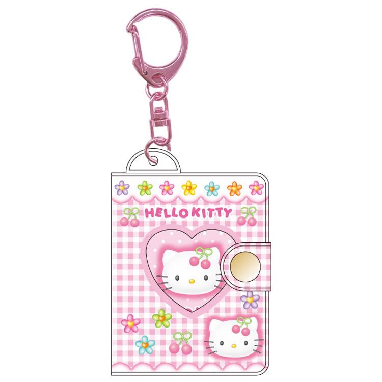 Hello Kitty 90s Mini Photo Album Keychain [Cherry Pink]