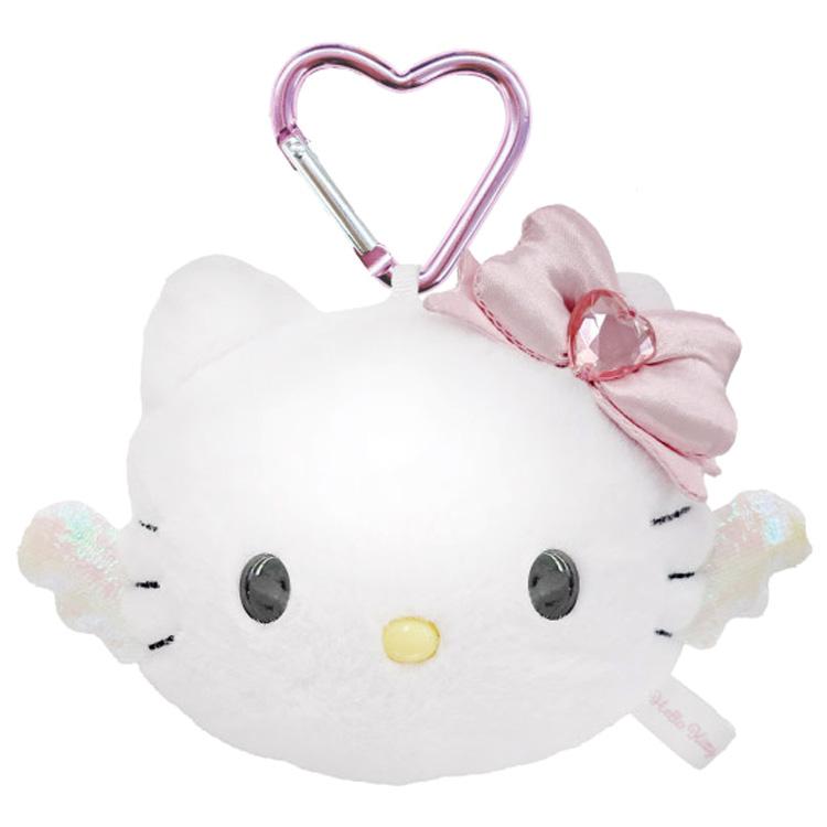 Hello Kitty 90s Face Plush Mirror [Pink Angel]