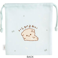 Ishiyowa-chan Drawstring Bag Light Blue
