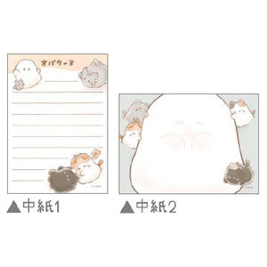 Obakenu "With the Cat Tribe" Mini Memo Pad A