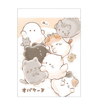 Obakenu "With the Cat Tribe" Mini Memo Pad A
