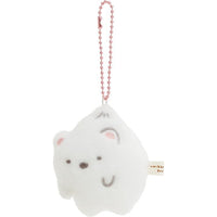 "Sumikko Drawing" Shirokuma Hanging Plush Keychain
