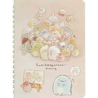 "Sumikko Drawing" B6 Ring Notebook