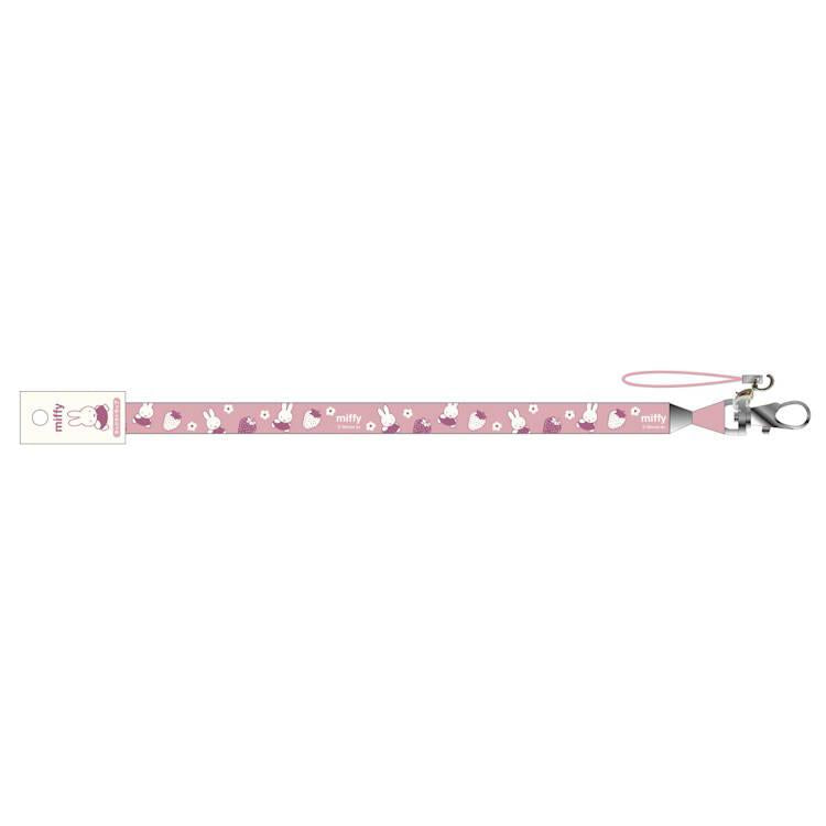 Miffy Strawberry Neck Strap