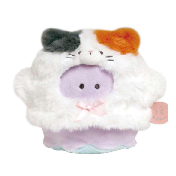 Obakenu Calico Cat Small Plush