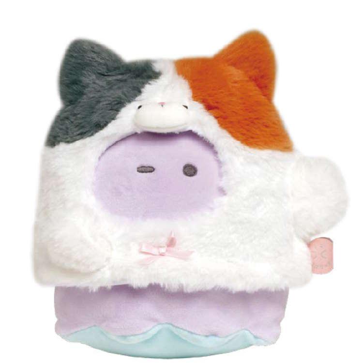 Obakenu Calico Cat Medium Plush