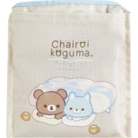 Chairoikoguma "Aokogu & Chairoikoguma's Sleepover" Eco Bag
